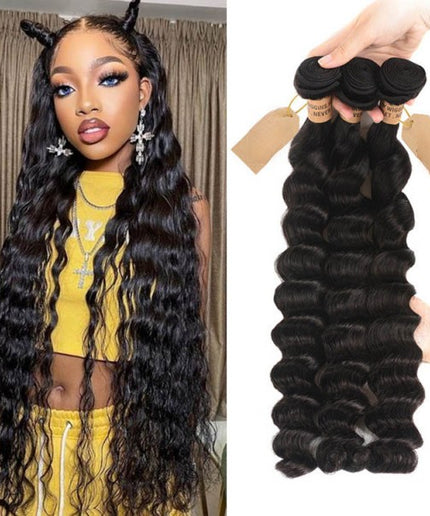 3pcs Loose Deep Wave Wholesale Virgin Hair Bundle Deals