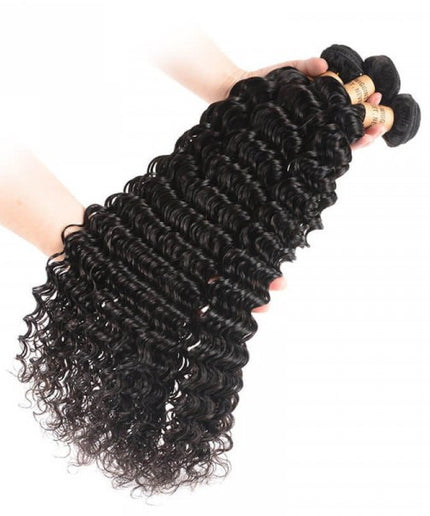 Deep Wave Hair 3 Bundles Human Hair Weave