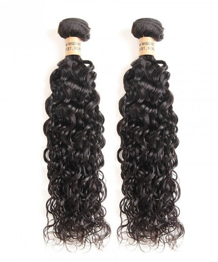 Natural Wave 2 Bundles Human Virgin Hair Wavy Water Wave