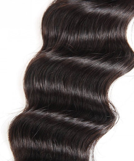 2 Bundles 100% Human Virgin Hair Loose Deep Human Virgin Hair