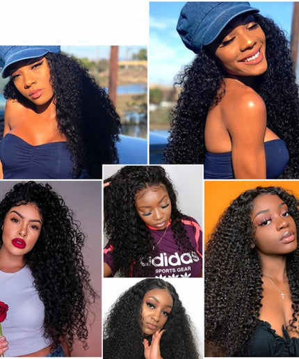 Real Hair Bundles Curly Weave 3pcs Human Hair Virgin Hair