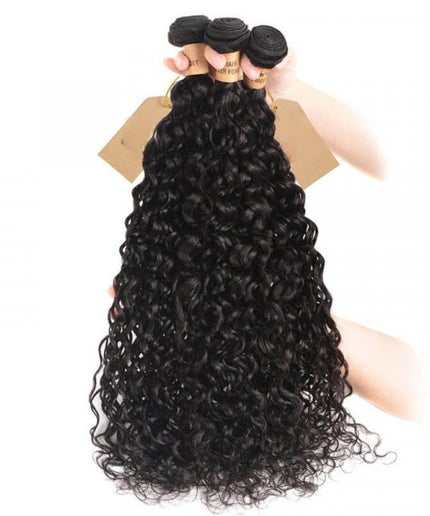 Virgin Natural Wave Hair Cheap Water Wave Human Hair 3 Bundles