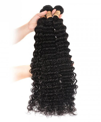 Deep Wave Hair 3 Bundles Human Hair Weave