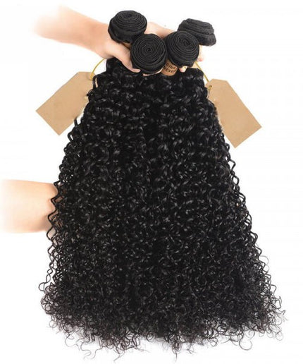 Virgin Hair Curly Weave 100% Human Hair Weave 4 Bundles