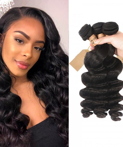 Loose Wave Weave Human Virgin Hair 3 Bundles Hair