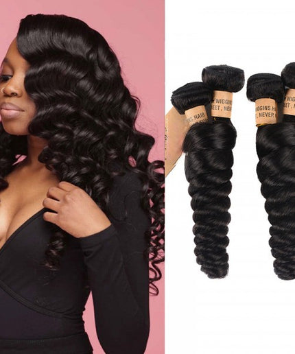 Human Hair Weave Loose Wave 4 Bundles Hair Bundles