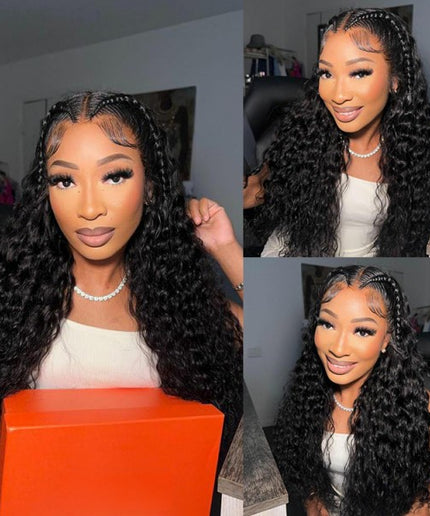 Ready & Go Wigs Loose Deep Braided HD Lace Front Wigs Pre-Everything Glueless Braided Wig Human Hair