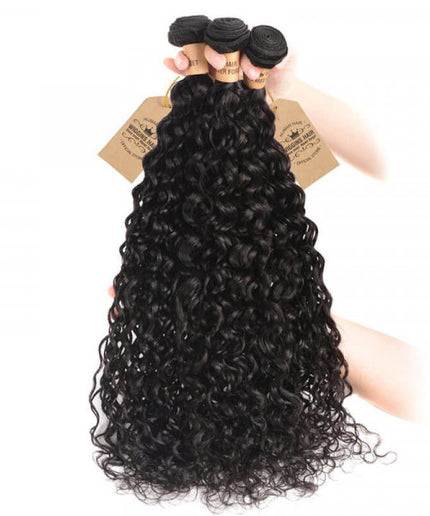 Virgin Natural Wave Hair Cheap Water Wave Human Hair 3 Bundles